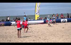 Beach Rugby Tour 2013... un match Ados