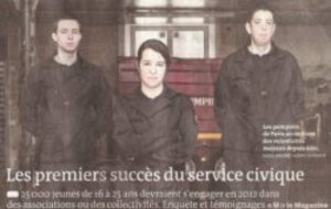 Un joueur du RCY à la Une du Monde
