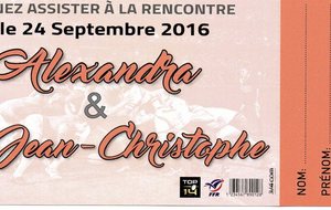 Mariage d'Alexandra et Jean-Christophe...