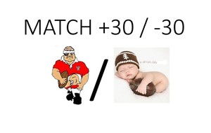 match +30 / -30... et barbecue!