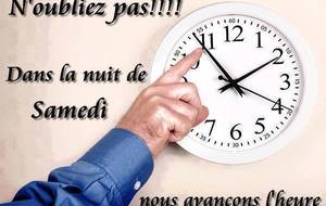 Attention au changement d'heure...