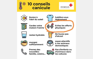 Canicule: pas de préparation physique...