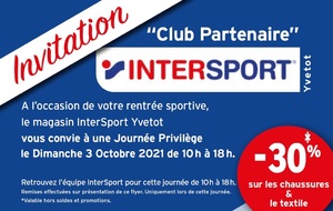 Intersport Yvetot vous invite à la Journée des Clubs Partenaires