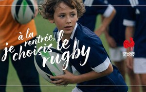 Reprise des entraînements pour l'Ecole de Rugby...