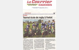 Courrier Cauchois / 07 décembre 2012