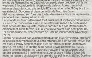 Courrier Cauchois / 16 janvier 2015