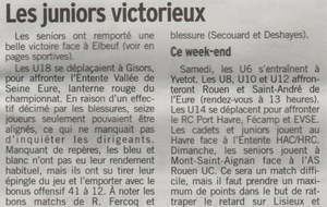 Courrier Cauchois / 30 janvier 2015