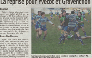Courrier Cauchois (pages Sports) / 08 janvier 2016