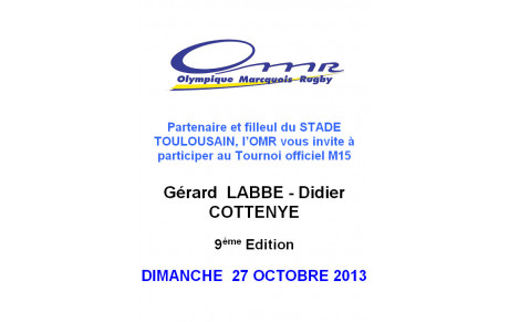 Les U15 invités d'un tournoi international...