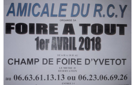 Foire à Tout de l'Amicale