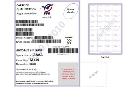 Demande d’affiliation à la FFR...