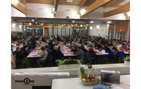 Belle affluence pour le loto de l'Amicale...
