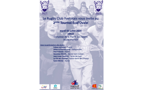 Le tournoi Ecol'Ovale a connu un grand succès...